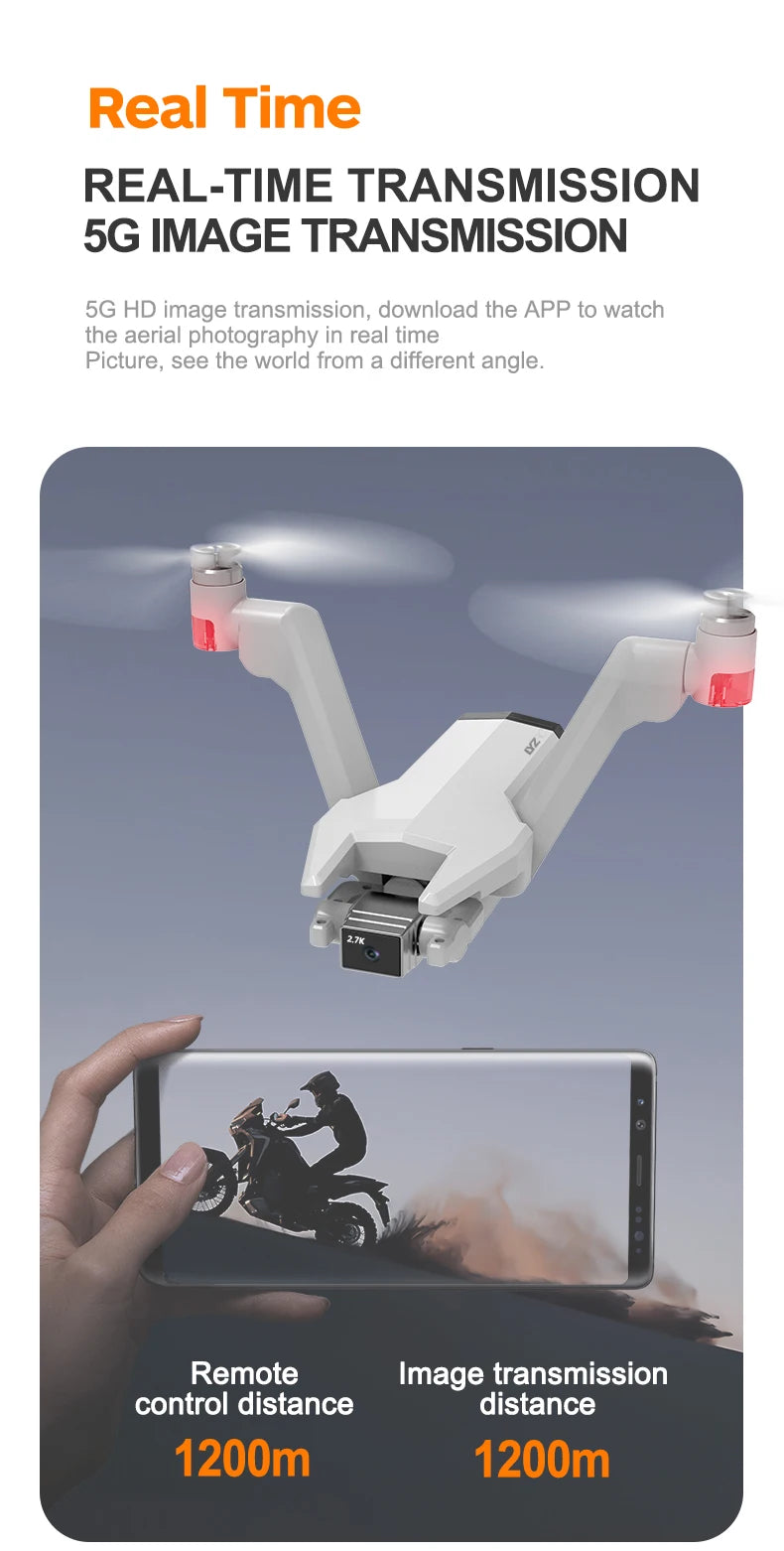 New L100 GPS V-type Drone, download the APP to watch the aerial photography in real time Picture, see the world from 