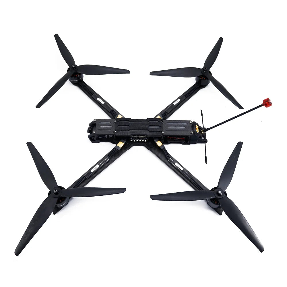 Beyondsky 10inch FPV Drone has long range and heavy payload capabilities with analog VTX and 5.8G frequency.