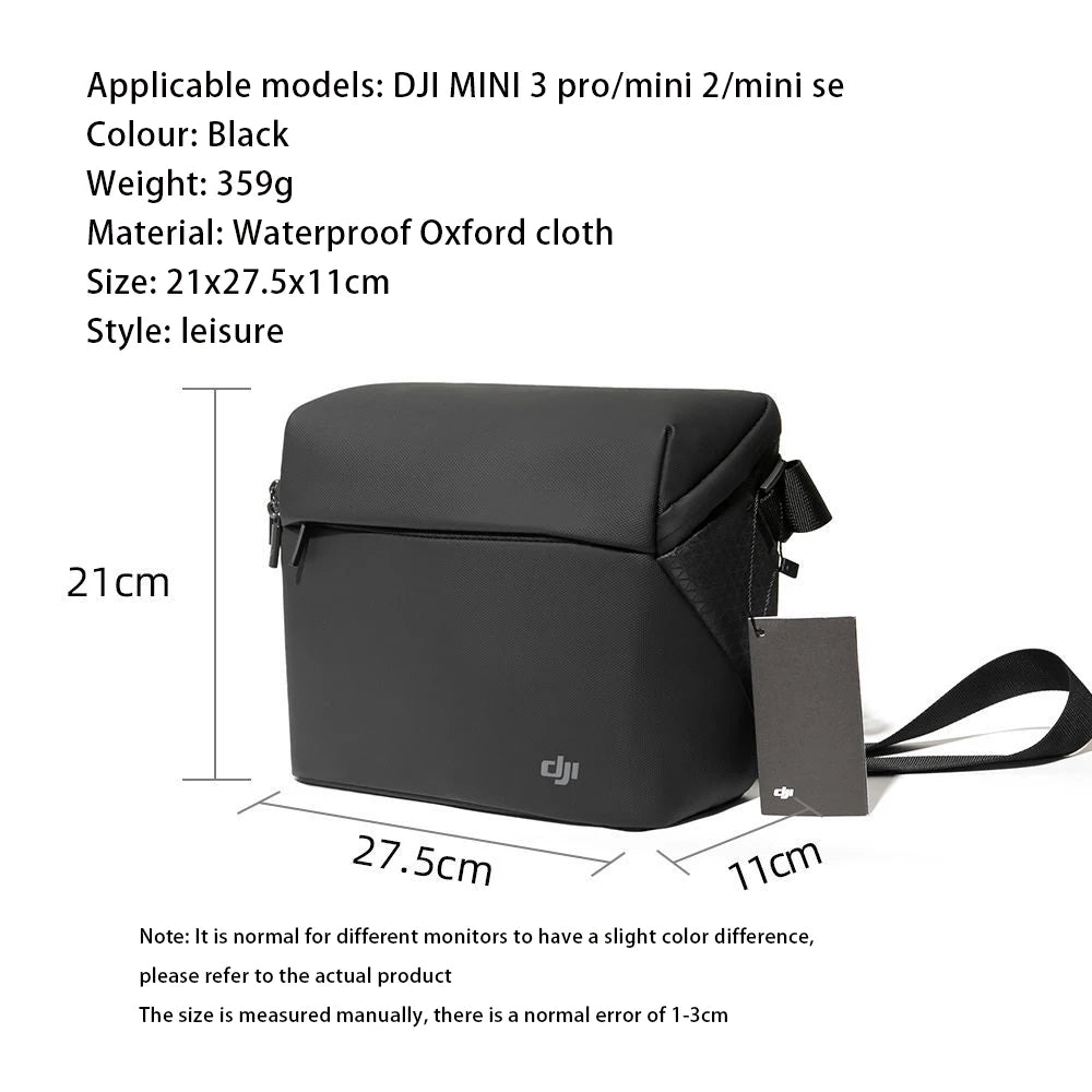For DJI Mini 4 Pro Storage Bag, DJI MINI 3 pro/mini 2/mini se Color: black Weight: 359g