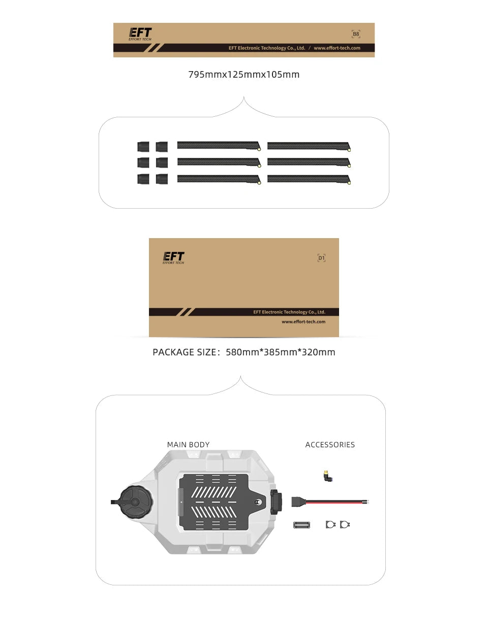 EFT E620P 20L Agriculture Drone - 6-Axis Agri Drone Frame 20L Water Tank Spray and 8L Spreader Hobbywing X9, JIYI K++ V2, Skydroid H12, Tattu Pro 22000mAh Battery 24 EFT E620P 20L Agriculture Drone, EFt EFT Electronic Technology Krvuecfonatechcom 7