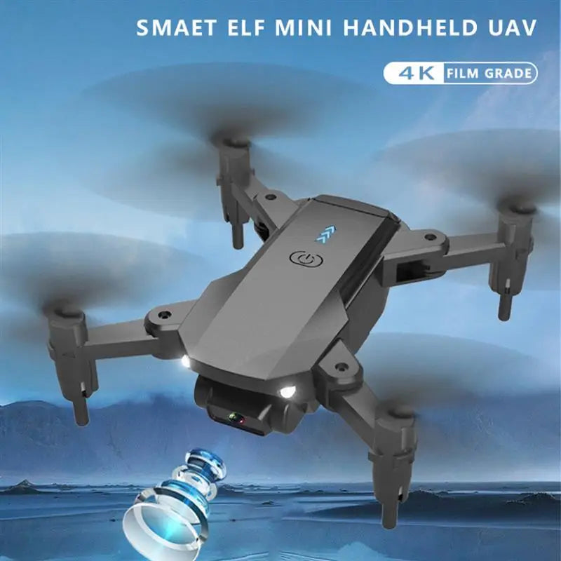 Q12 Drone - 4k HD Camera WiFi Fpv Air Pressure Altitude Hold Black And Gray drone Foldable RC Drones Toy 15 Q12 Drone, smaet elf mini handheld uav