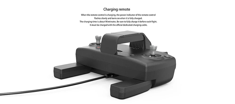 B18 Pro Drone - GPS 4K HD Dual Camera Three-Axis EIS Gimbal 5G Wifi FPV Folding Quadcopter Remote Control Distance 3000M Gift Toy Professional Camera Drone 31 B18 Pro Drone, the power indicator of the remote contro flashes slowly and turns on when it is fully