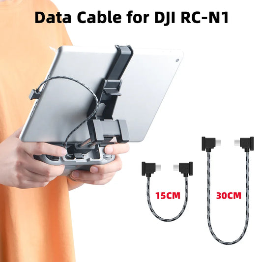 Data Cable for DJI Mini 3 Pro/Mavic 3/Air 2/Mini 2/Air 3 OTG  RC-N1/N2 Remote Controller Phone Tablet Micro USB TypeC IOS