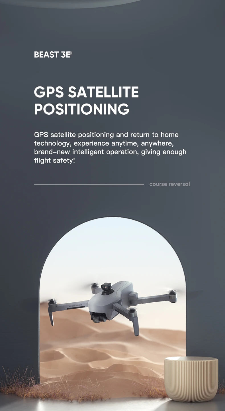 HGIYI SG906 MAX2  Drone, BEAST 3E GPS SATELLITE POSITIONING GPS satellite positioning and return