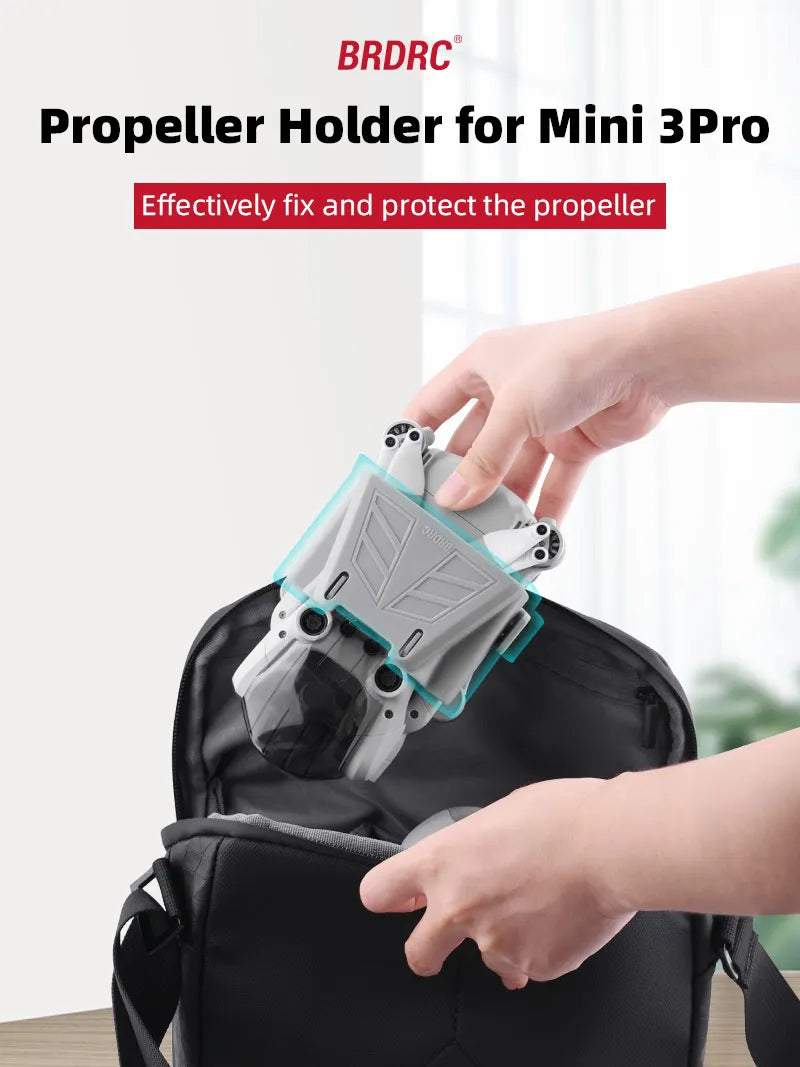 Propeller Stabilizer Holder for DJI Mini 3 PRO - Propellers Protector Belt Drone Props Fixed Mount Guard Drone Accessories 13 Propeller Stabilizer Holder for DJI Mini 3 PRO, BRDRC Propeller Holder for Mini 3Pro Effectively fix and protect the propel