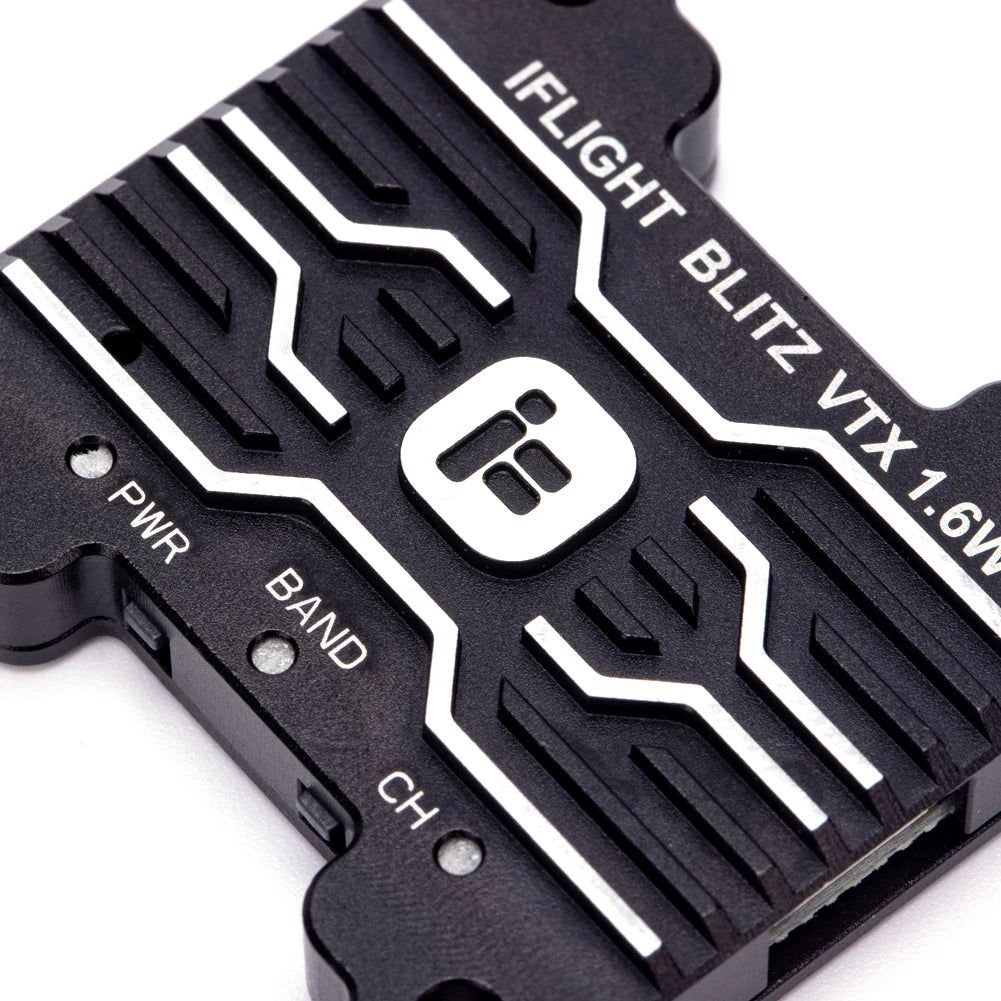 iFlight BLITZ 1.6W VTX - PIT/25mW/400mW/800mW/1600mW Adjustable with MMCX connector for FPV part 7 iFlight BLITZ 1.6W VTX, use our prepared Betaflight VTX tables according to your region .