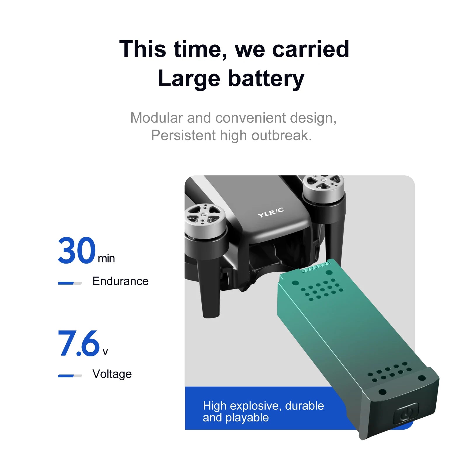 QJ S106 GPS Drone - 8K HD Professional Dual Camera Anti-shake gimbal Brushless Motor 181g RC helicopter Foldable Quadcopter 41 QJ S106 GPS Drone, this time, we carried large battery modular and convenient design, persistent high