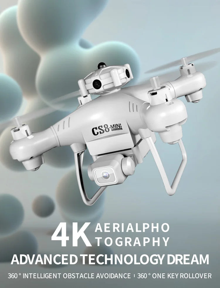 CS8 Drone - 4K Double Camera, CS8 Drone, aerialpho 4k tography advanced technology dream 360 intelligent obstacle avoidance