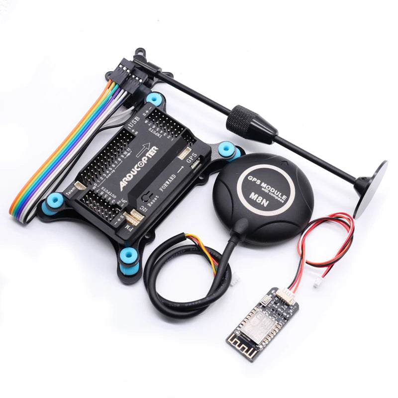 APM2.8 APM 2.8 flight controller Ardupilot +M8N GPS built-in compass +gps stand+shock absorber for RC Quadcopter Multicopter 17 APM2.8 Flight controller Ardupilot +