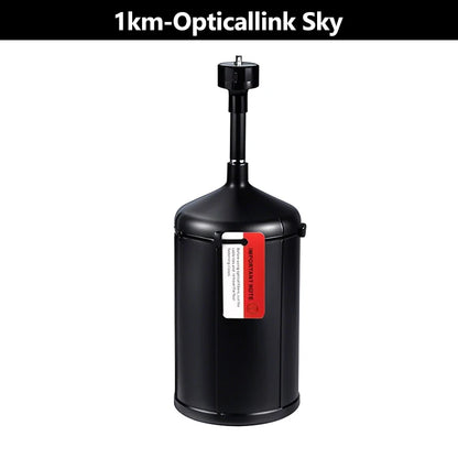 FPV Fiber Optic Module Relay Extender, 0.5mm Canister 1KM/2KM/3KM/5KM/10KM Anti‑Interference Image/Data for RC Drones