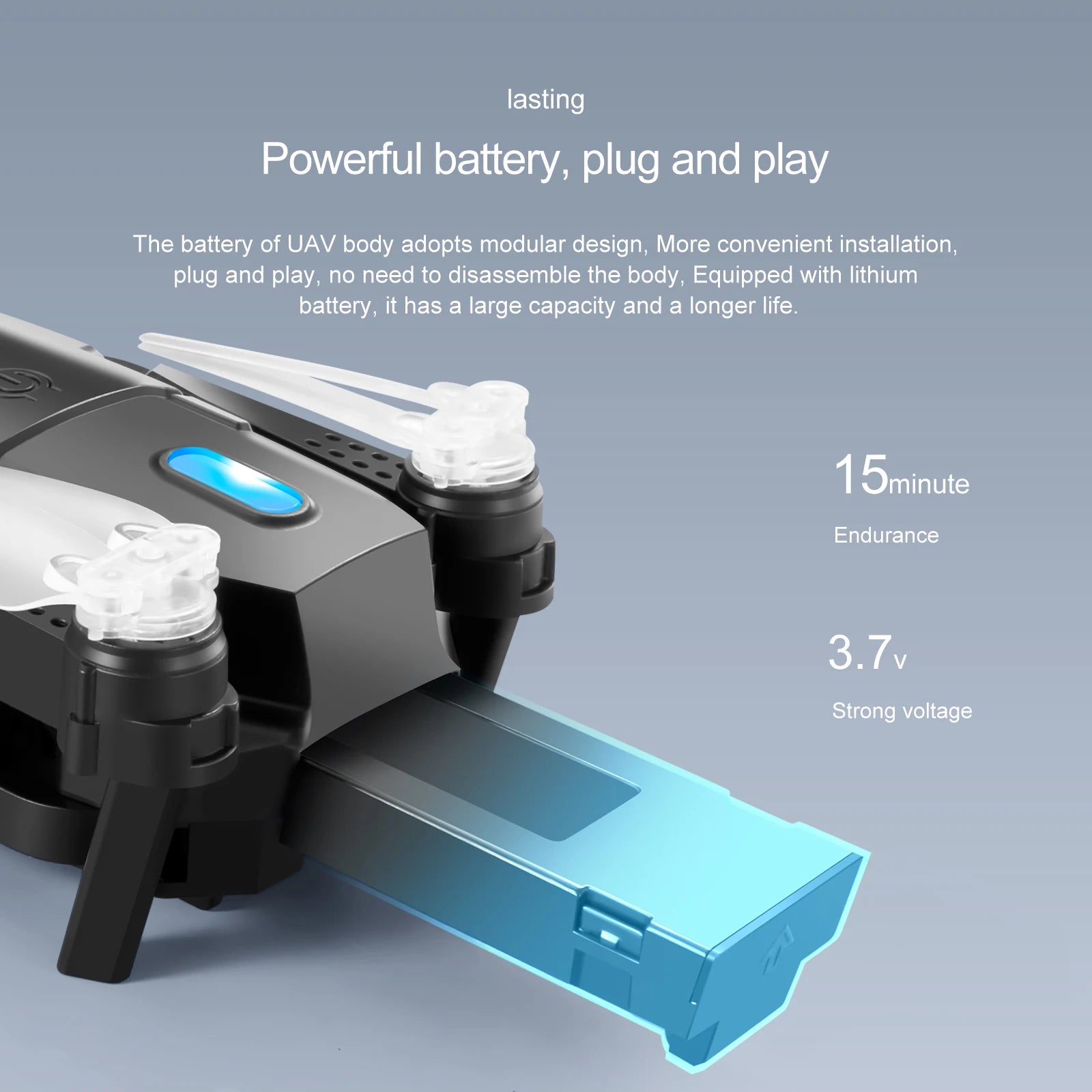 S98 Drone, uav body adopts modular design, more convenient installation,