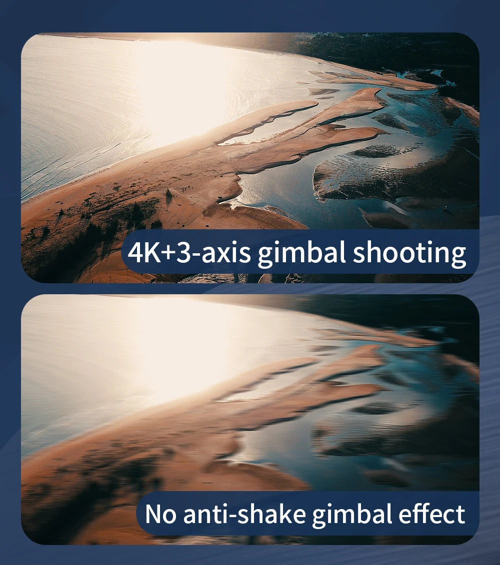 SG907 MAX GPS Drone, 4K+3-axis gimbal shooting with no anti-shake g