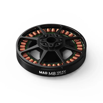 MAD M8C10 EEE Drone Motor - KV100 KV90 Long Range Drone Motor with 28-29inch Propeller Max Thrust is Up to 10.5kg Per Rotor