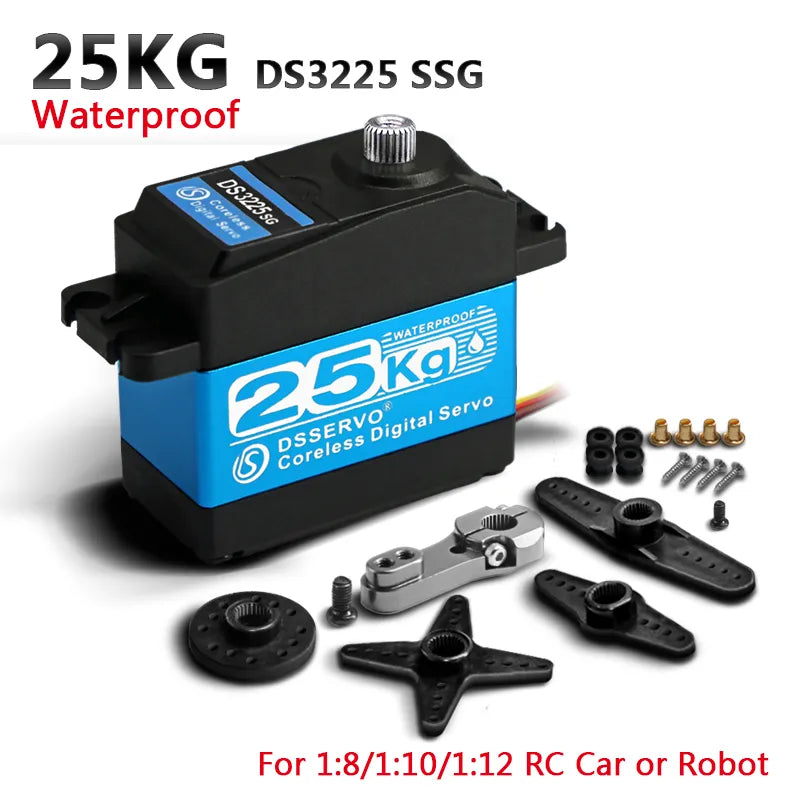 DSServo DS3225 update servo - 7.4V 25KG full metal gear digital servo  baja servo Waterproof servo for baja cars