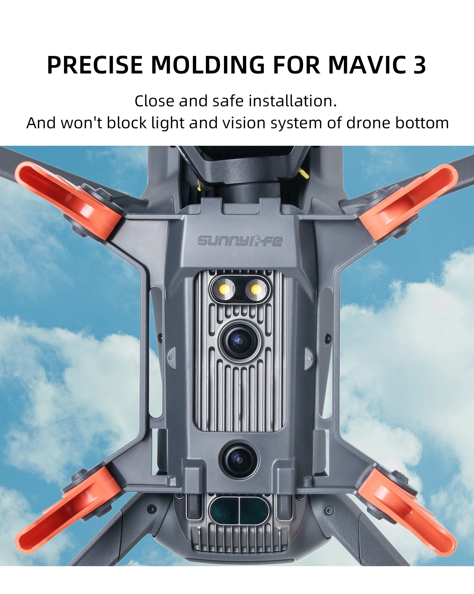 PRECISE MOLDING FOR MAVIC 3 Close and safe installation. And won'