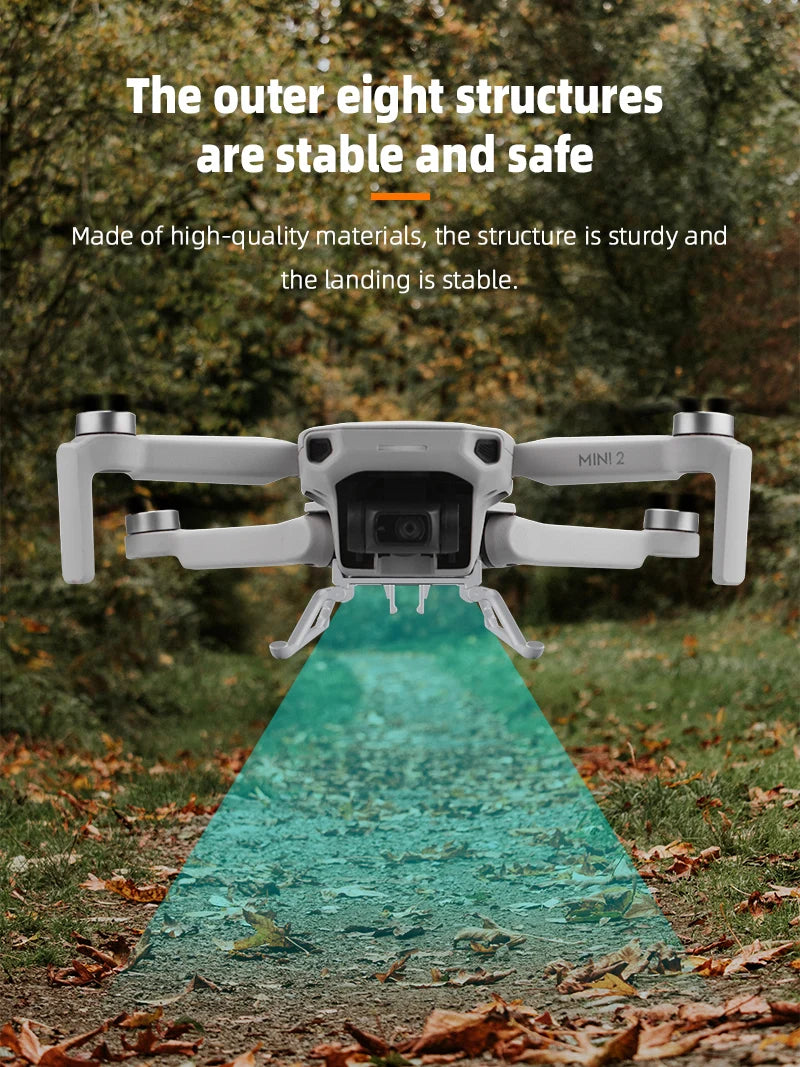 Landing Gear, the outer eight structures are stable and safe Made of high-quality materials, the structure is sturdy