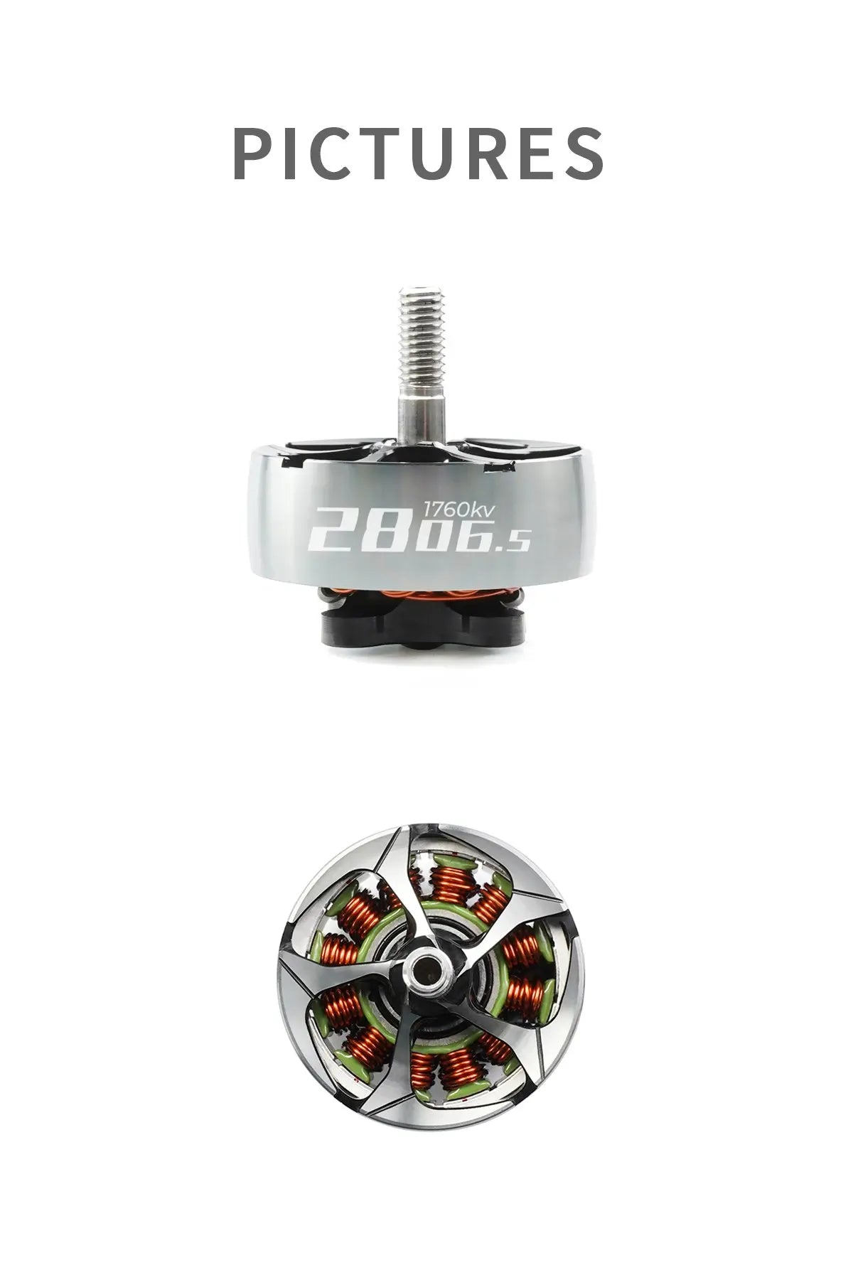 GEPRC SPEEDX2 2806.5 1350KV/1760KV Motor - 4-6S Brushless Motor for RC Multirotor FPV Freestyle 6-7inch Long Range Drones DIY Part 18 GEPRC SPEEDX2 2806.5 1350KV/1760KV Motor, GEPRC SPEEDX2 2806.5 1350KV/1760KV