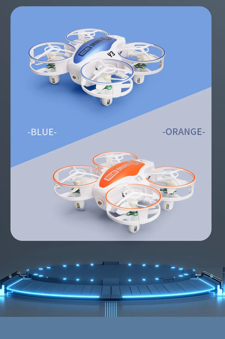 Y3 Mini Ufo Quadcopter with Lights - Remote Control Helicopter Aircraft Dron Drones Children's Toys for Boys 21 y3 mini ufo quadcopter with lights