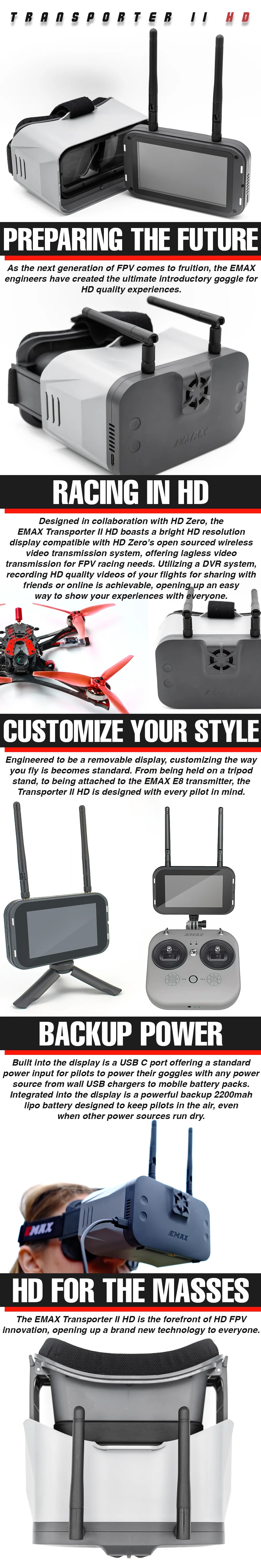 EMAX engineers have created the ultimate introductory goggle for HD quality experiences .