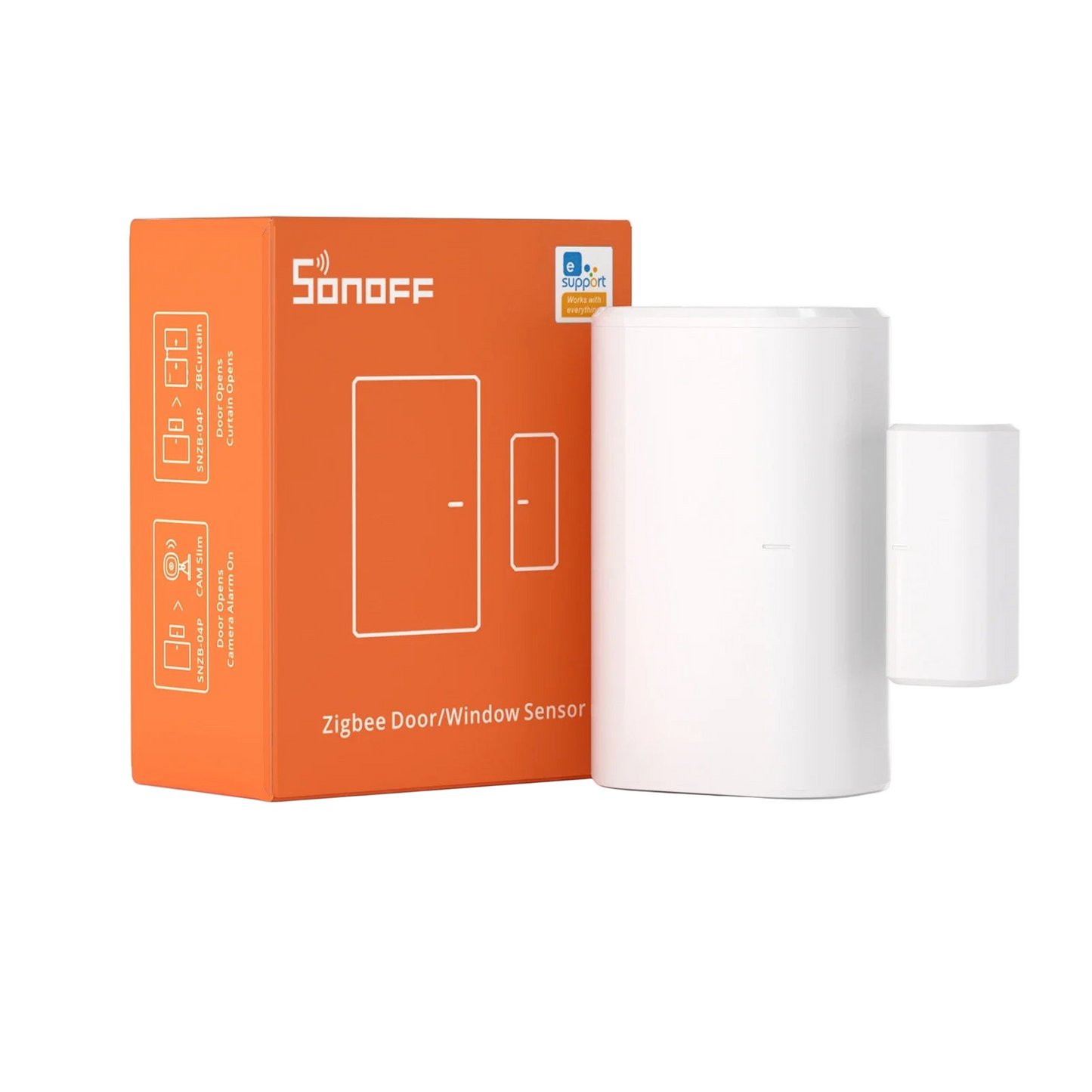 SONOFF SNZB-04P Zigbee Door Window Sensor, Tamper Alert, Local Scenes, 5-Year Battery, Works with Alexa/Google