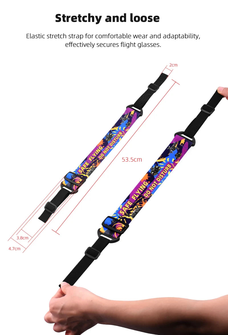 Eye Mask/Pad for DJI AVATA Goggles 2 - Silicone Protective Cover Case Face Plate Headband Replacement Drone Glasses Accessories 28 Eye Mask/Pad for DJI AVATA Goggles 2, stretchy and loose Elastic stretch strap for comfortable wear and adaptability, effectively secures flight