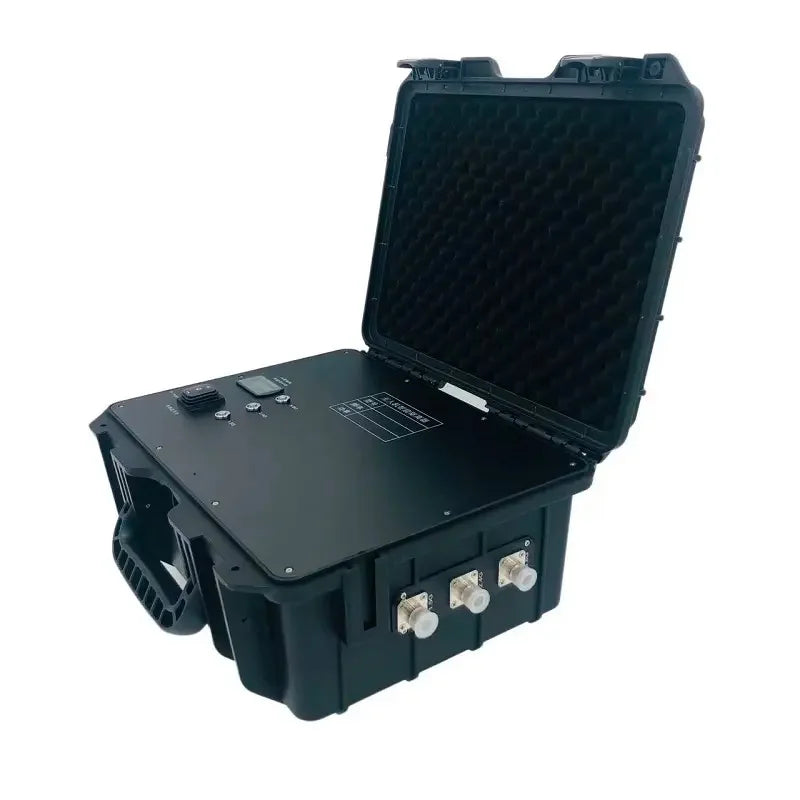 60W Anti Drone Device - Handheld 3 Band 1.5G 2.4G 5.8G UAV Detection 1KM Anti Drone Detector 9 60W Anti Drone Device, DW-M-02 model number : 60W Channels : 3 Channels