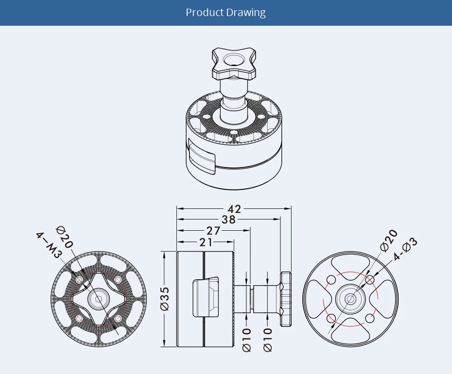 Q1418 / Q1824 / Q2423 Quick Attach Detach propeller adapter Quicker in mounting 14 Q1418 Q1824 Q2423 Quick Attach Detach propeller adapter