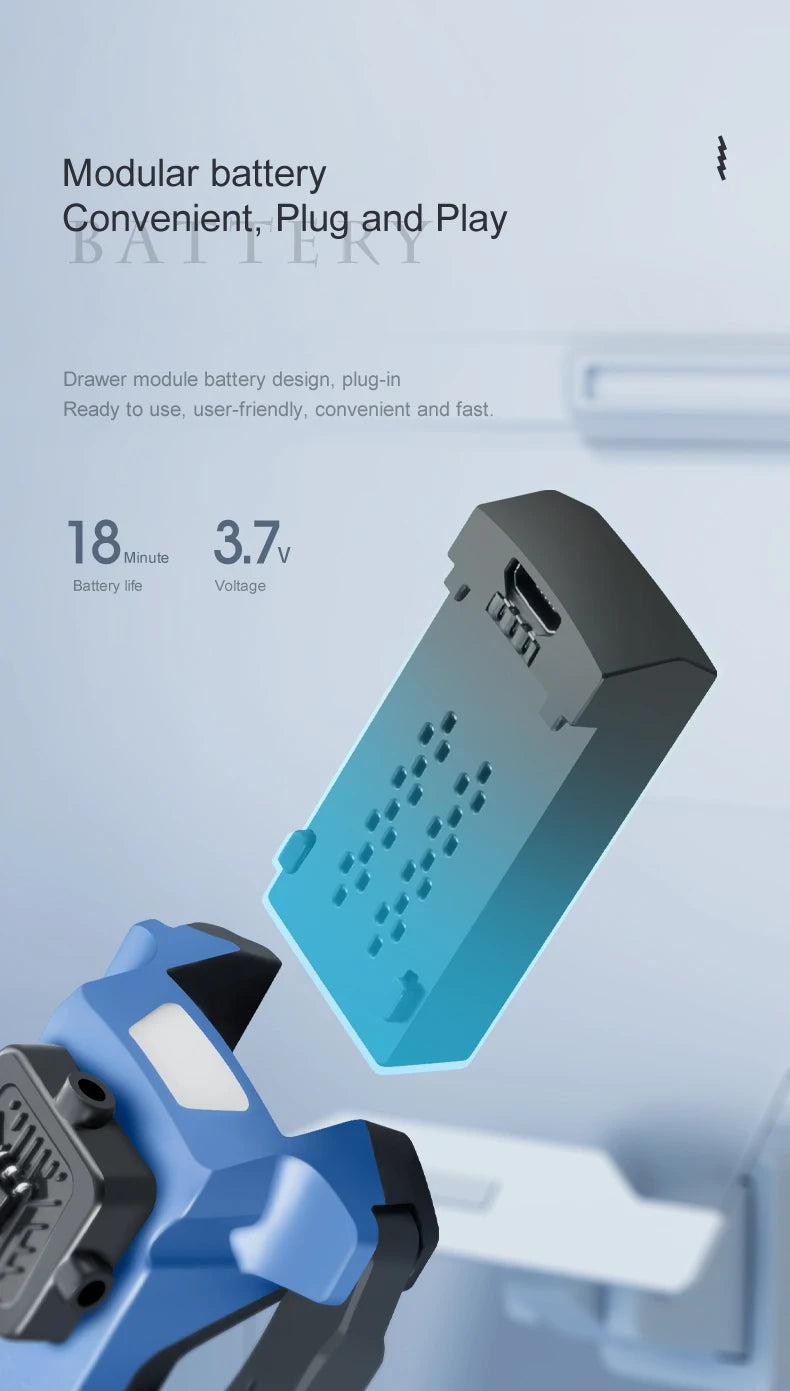 V26 Mini Drone - 4K Professinal with Camera HD 4K Four-sided Obstacle Avoidance WIFI FPV Height Hold RC Quadcopter Dron Gift Toys 39 V26 Mini Drone, da drawer module battery convenient, plug-in ready, user-friendly