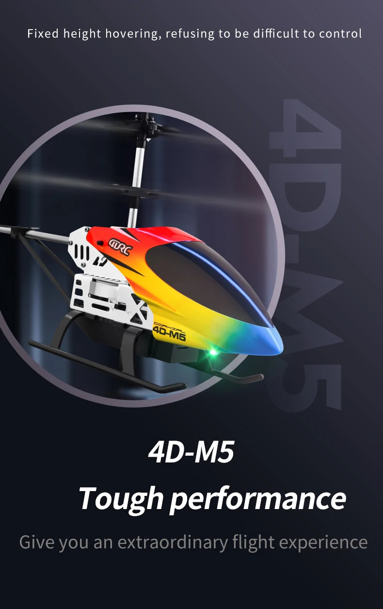 4DRC M5 RC Helicopter, Fixed height hovering, refusing to be difficult to control 5 4D-M5 T