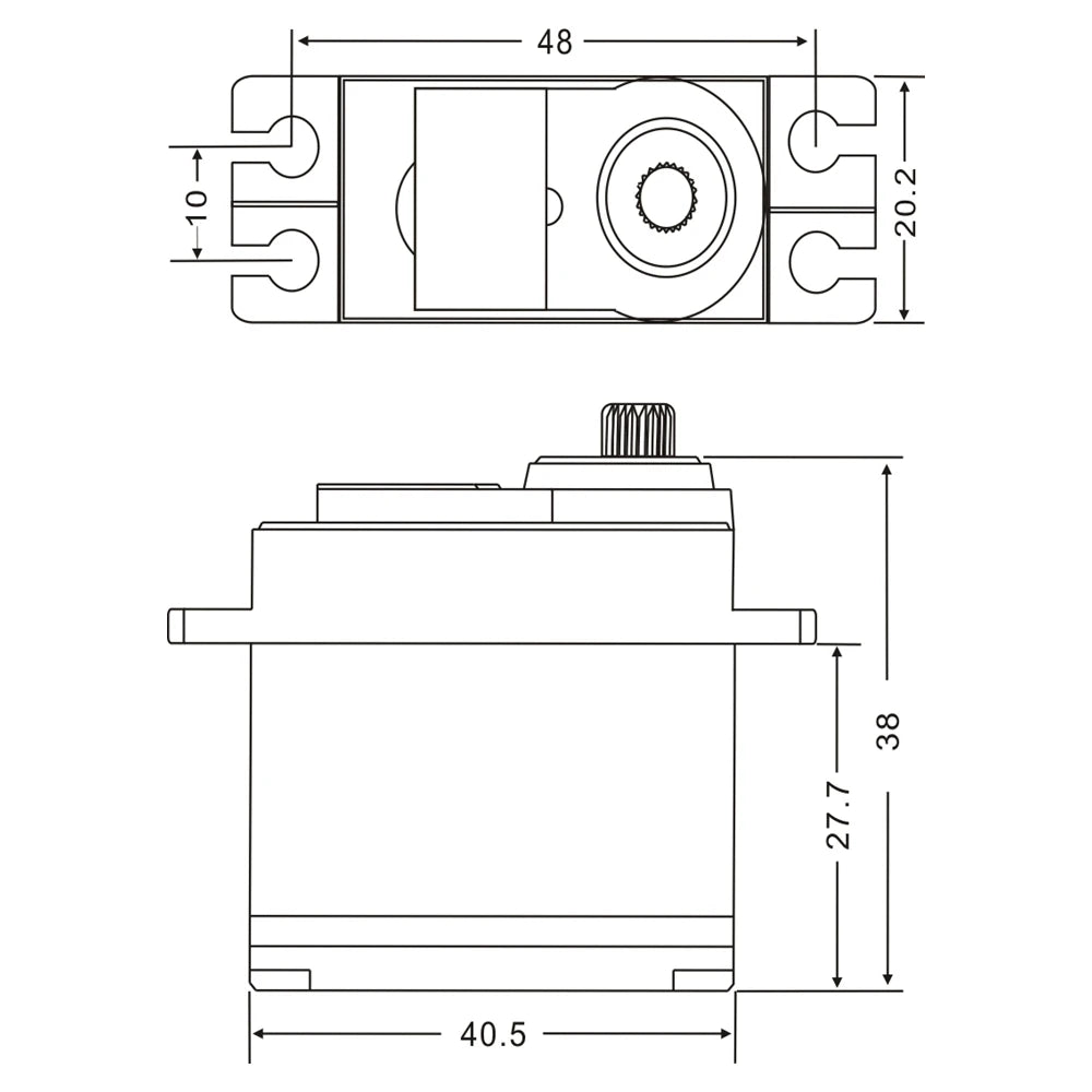 JX Servo PDI-4806HB is a digital servo