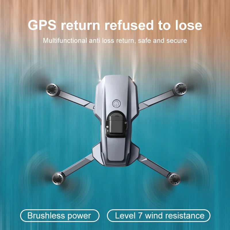 RG101 PRO Drone, GPS return refused to lose Multifunctional anti loss return, safe and secure
