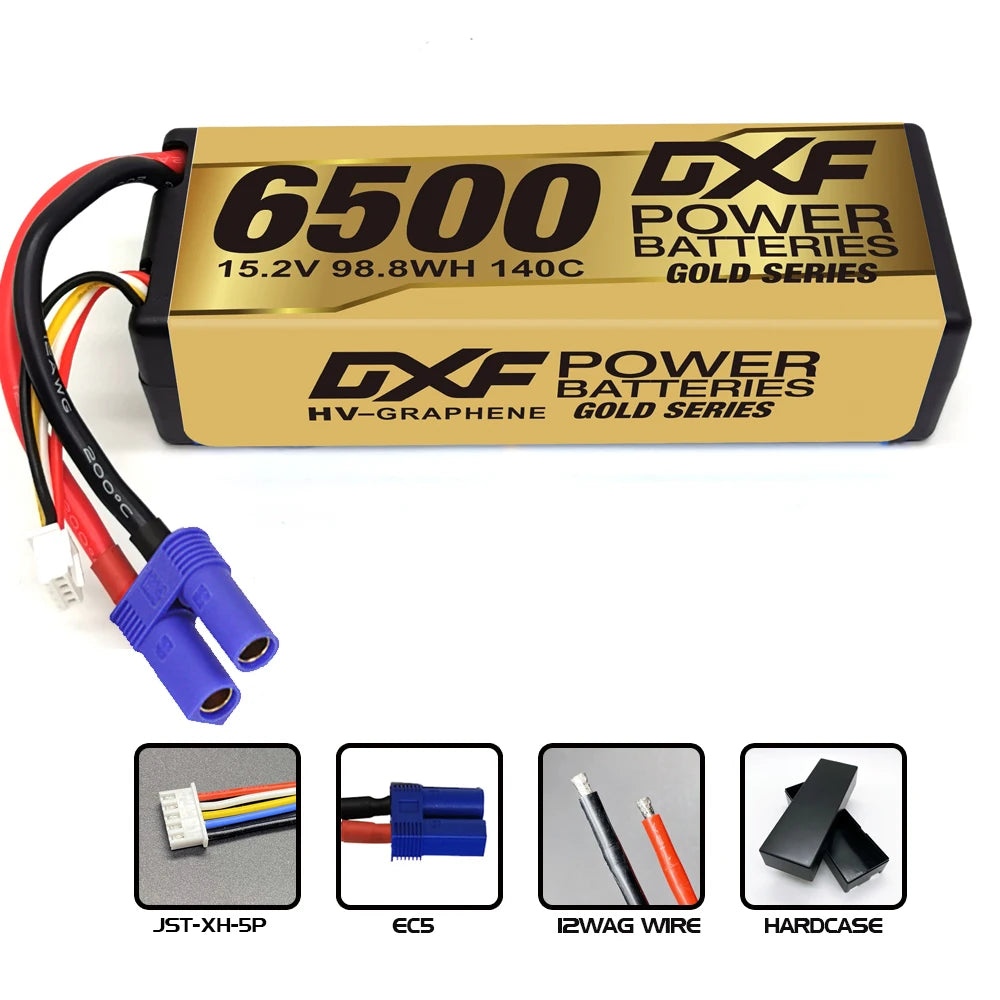 DXF 4S Lipo Battery, DrF BATTERES POWER HV_GRAPHENE GOLD SER