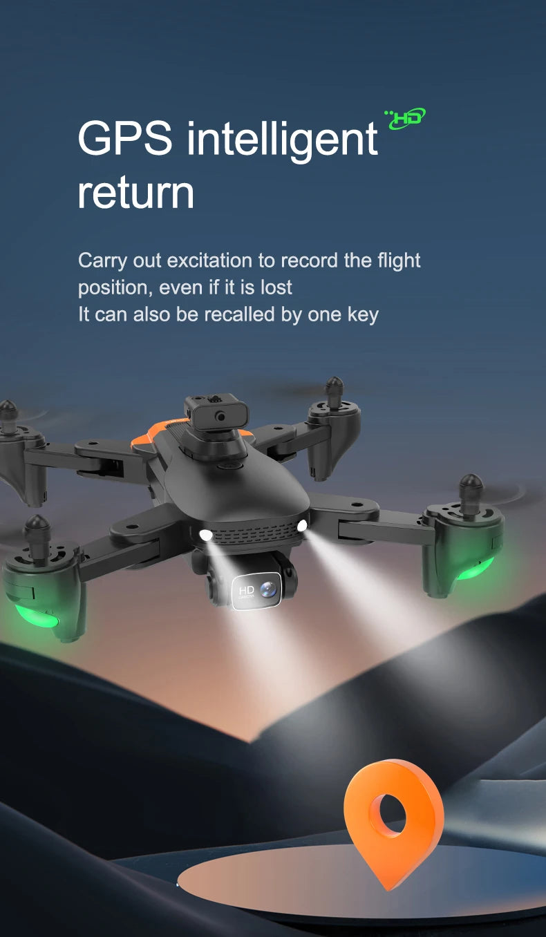 GD94 MAX Drone, 5 GPS intelligent return out excitation to record the flight position, even if it is lost