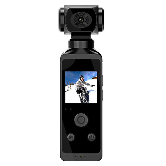 4K HD Pocket Action Camera - 270° Rotatable Wifi Mini Sports Camera with Waterproof Case for Helmet Travel Bicycle Driver Recorder