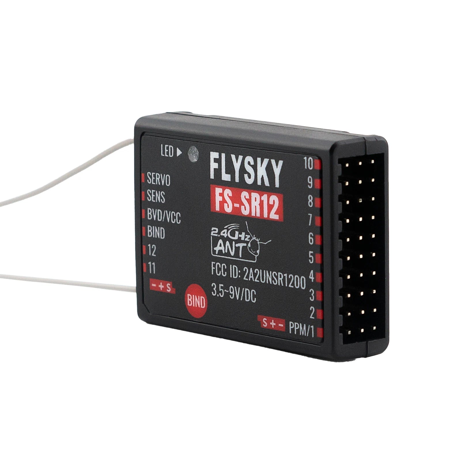 FLYSKY FS-SR12 12CH 2.4G Receiver SPECIF