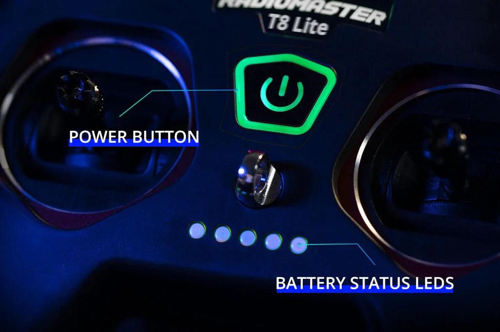 18 POWER BUTTON BATTERY STATUS LEDS MML aSTER