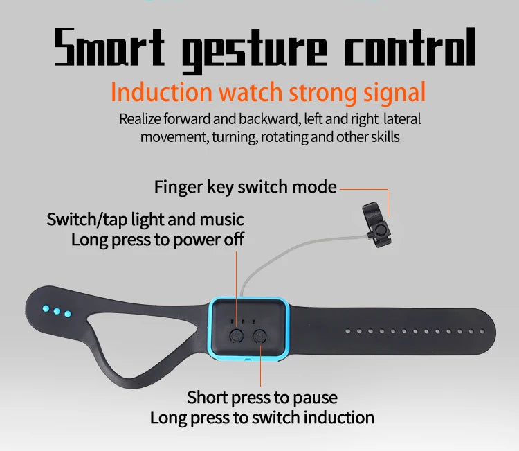 Smprt gesture control Realize forward and backward, left and right lateral movement