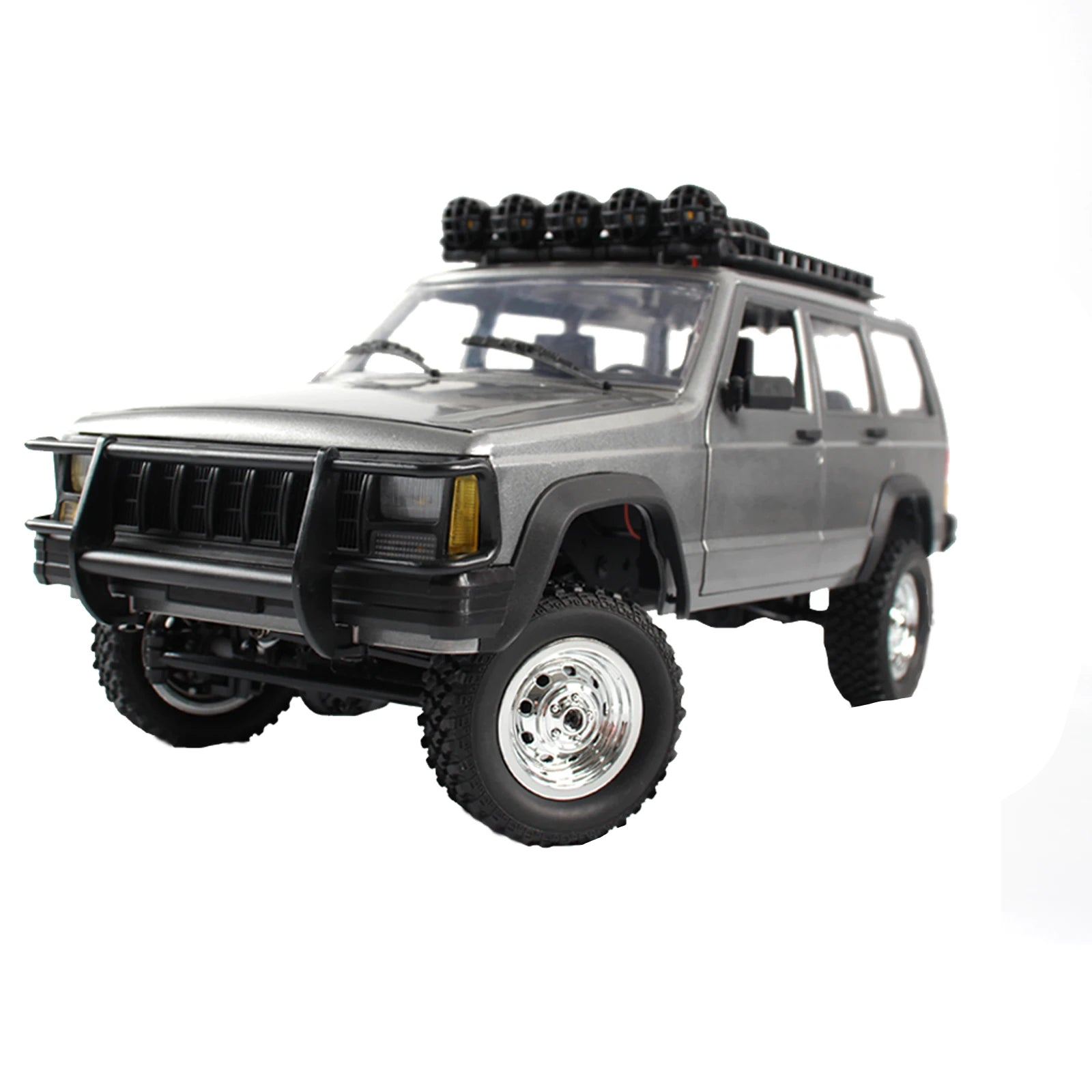 WLtoys MN78 1:12 RTR 4WD Off-Road RC Car, 2.4G proportional, 280 motor, LED lights, 7.4V 1200mAh, Blue/Silver