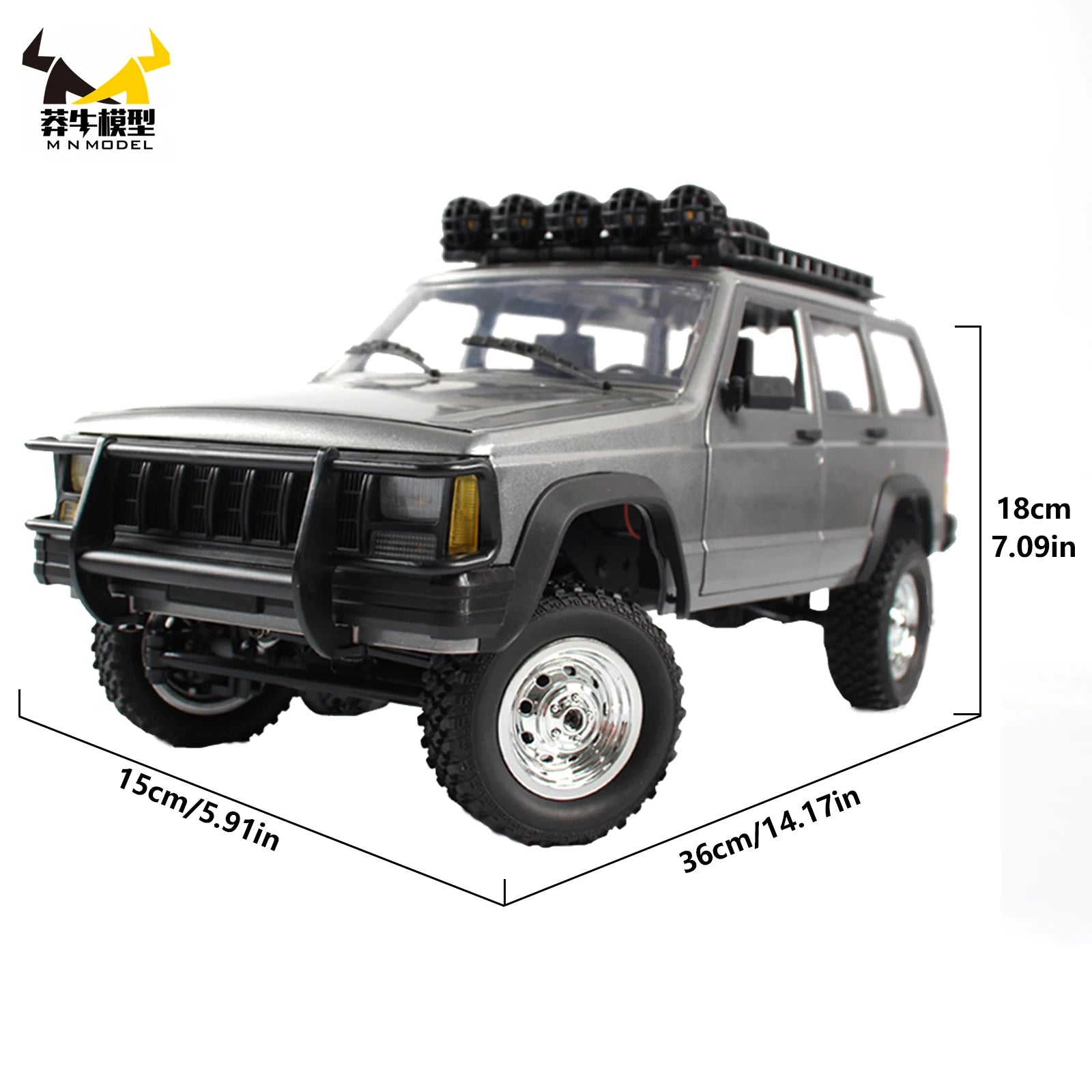 WLtoys MN78 1:12 RTR 4WDオフロードRCカー、2.4Gプロポーショナル