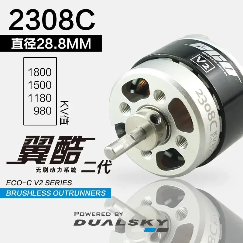 DUALSKY ECO 2308C V2 2308 1800KV-980KV Brushless Motor for Fixed