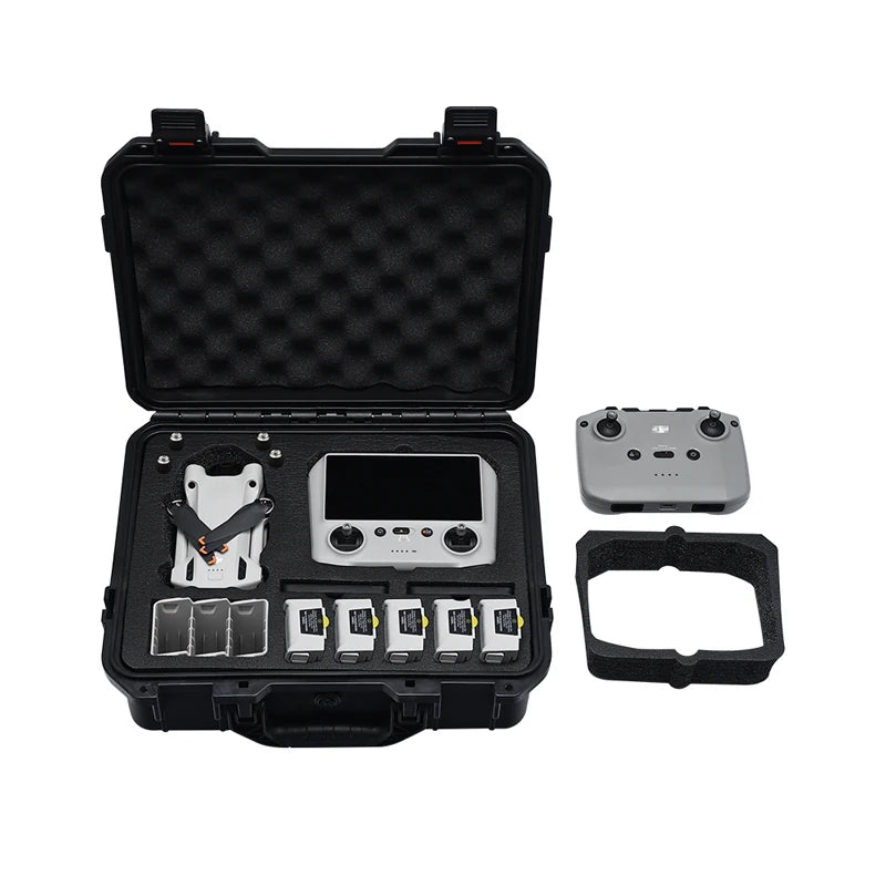 Hard Shell Storage Box for DJI Mini 3 Pro - Waterproof Explosion-proof Carrying Case Remote Control Drone Body Handbag Accessories 11 Hard Shell Storage Box for DJI Mini 3 Pro, Mini 3 Pro RC-N1/with screen remote control Color: black