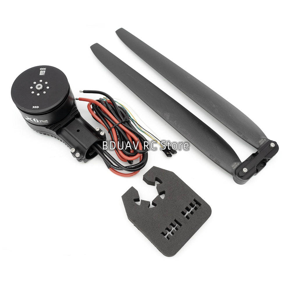 Hobbywing X6 plus Motor Power System Combo with 2480 Propeller 30mm Tube X6plus for Agriculture UAV Drone