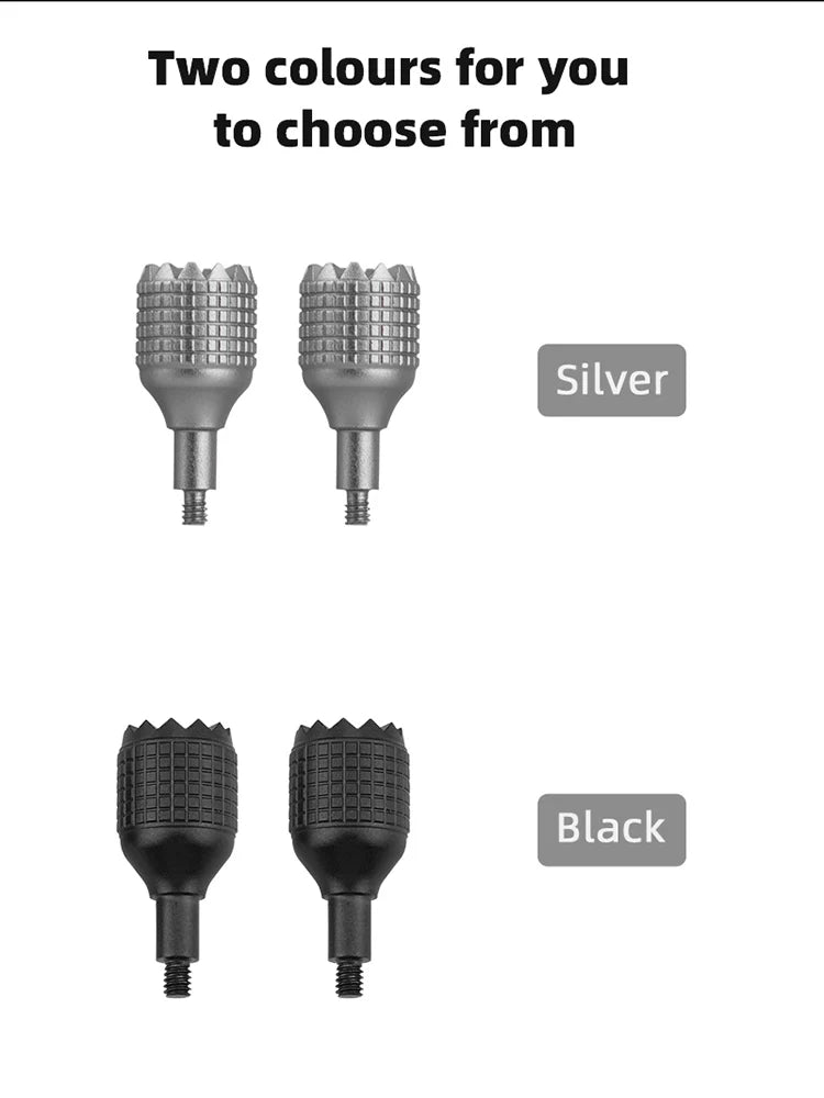Controller Sticks Joystick for DJI Mini 3 Pro/Air 2S/Mavic 3 Classic Cine RC Pro Smart Remote Control Thumb Rocker Replacement 14 Silver Black has two colours for you to