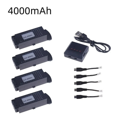 Q6 S6 G6 T6 K5 Drones Battery 3.7V 4000mAh