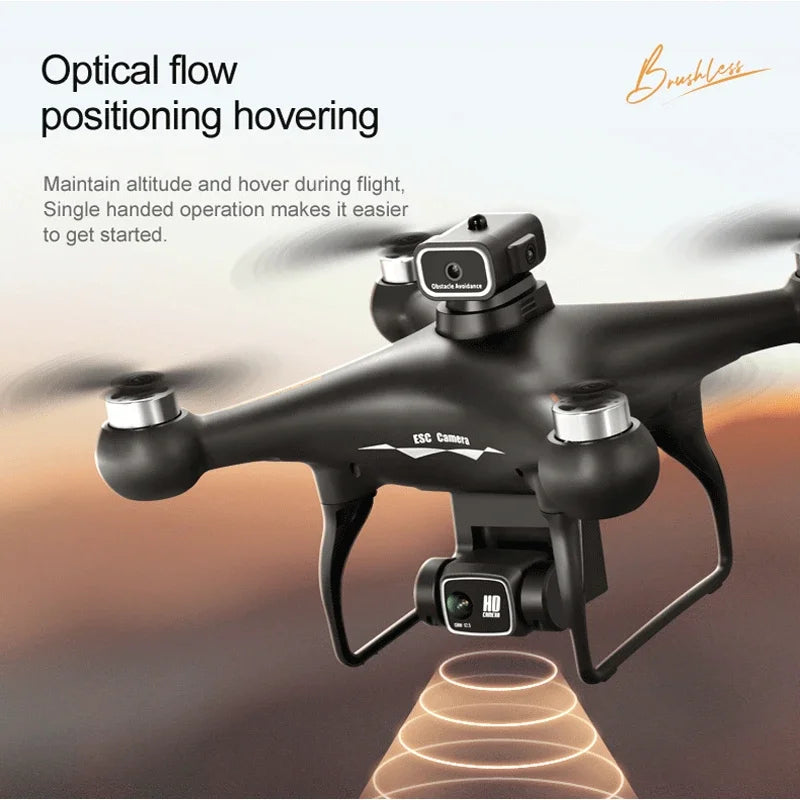 M66 MAX Drone With Cameras Obstacle Avoidance Brushless Folding Screen Remote Control Quadcopter RC Drone