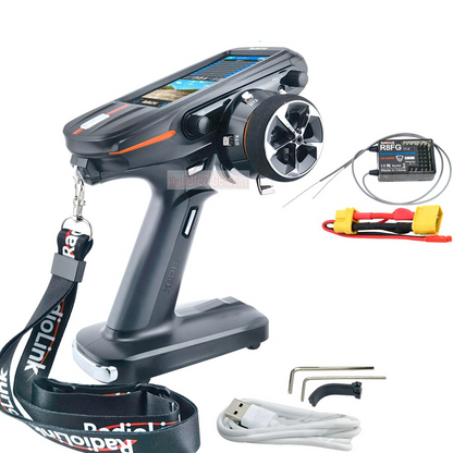 RadioLink RC8X チャンネル送信機　受信機2個 Amazon | Radiolink RC8X 2.4GHz 8CHプロポセット RCカー用送信