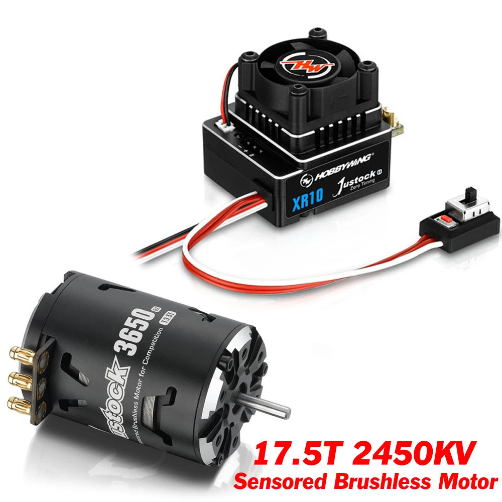 HOBBYWING XERUN XR10 JUSTOCK G3 60A ESC - 3650 ブラシレスモーター HOBBYWING XERUN XR10 JUSTOCK G3 60A ESC - 3650 ブラシレスモーター