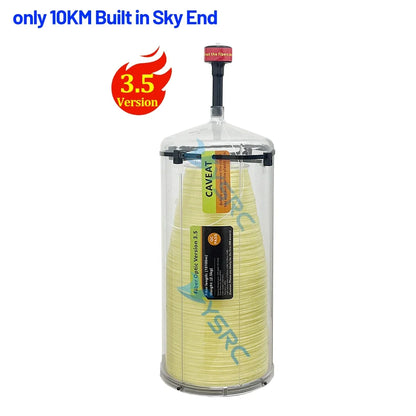 FPV Optical Fiber Image Data Module Relay Extender, Optical Link SKY, 0.44mm G657A2 spools (2–10km), 30km wired