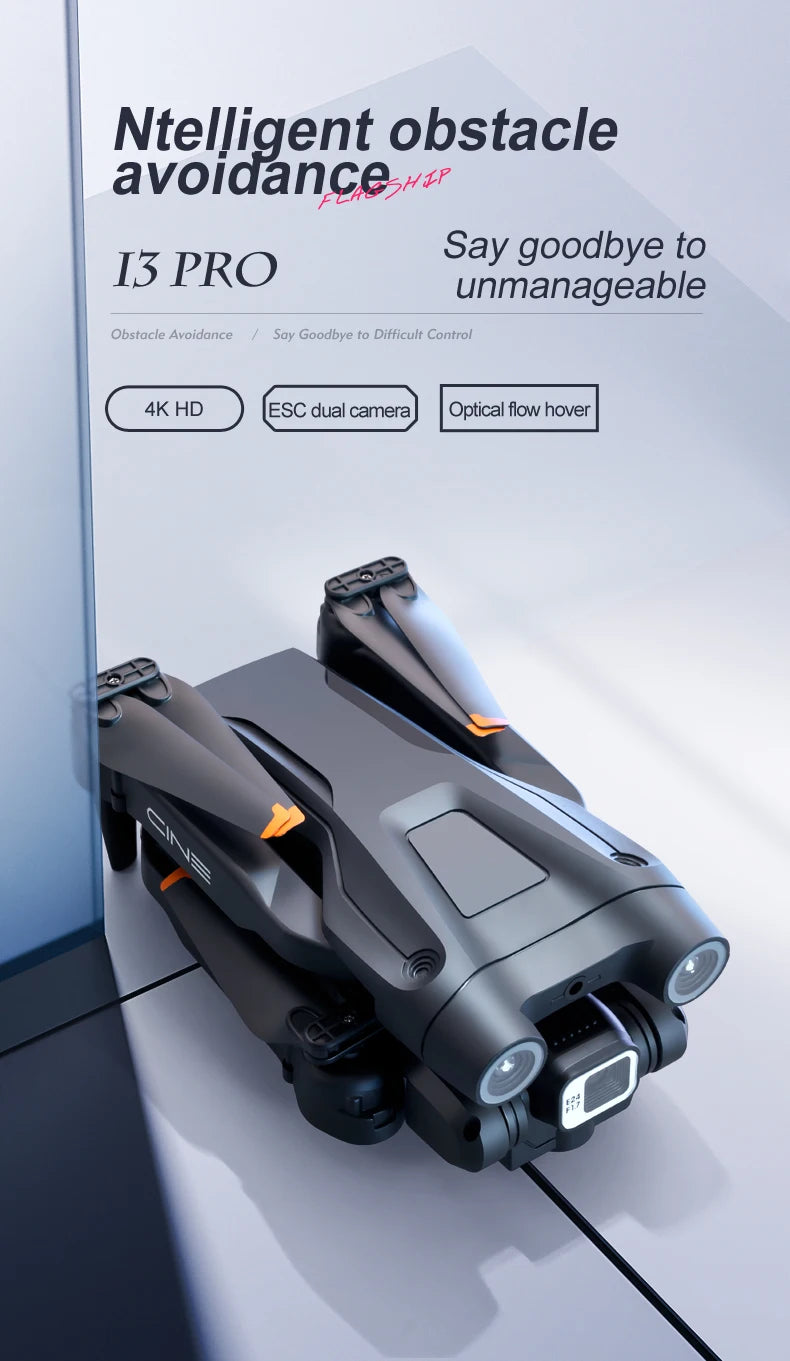 XYRC New i3 Pro Drone - 4K HD Dual ESC Camera Optical Flow Positioning Obstacle Avoidance Foldable Quadcopter RC Dron Toys Gifts 29 XYRC New i3 Pro Drone, difficult control 4k hd esc dual camera optical filow