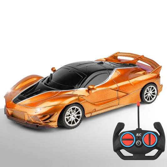 1/18 RC Car LED Light 2.4G Radio Remote Control Sports Cars - For Children Racing High Speed ​​Drive Vehicle Drift Boys Girls Toys
